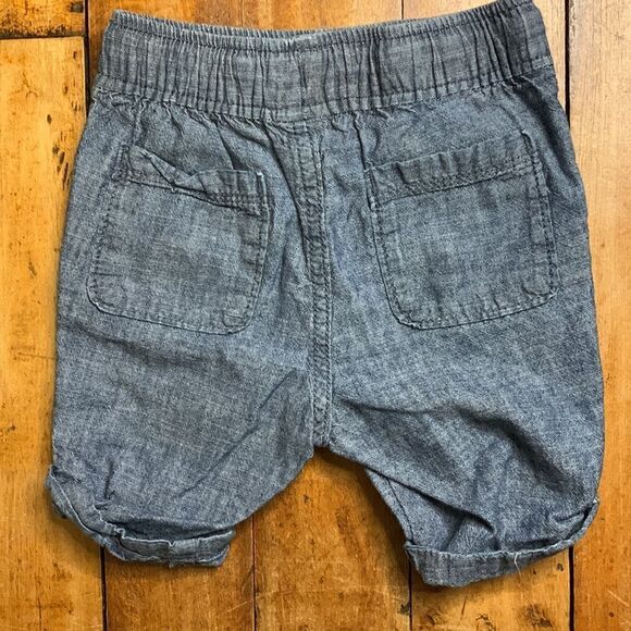 Gap shorts 12 to 18 months cotton chambray shorts baby Gap Jean cotton - Picture 3 of 3